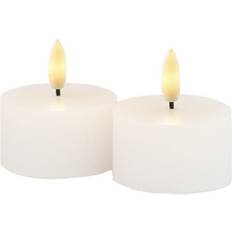 3D Flame LED Candles Sirius Herring light 2 pieces White LED Candle 3.4cm 2pcs