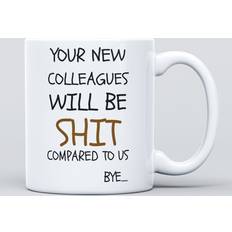 Panther Print Your New Colleagues Joke New Job Large Heavy Cup