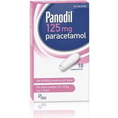 Panodil barn Panodil 125mg 10 st Stolpiller