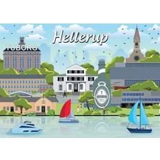 Bøger Danske byer: Hellerup, 1000 brikker