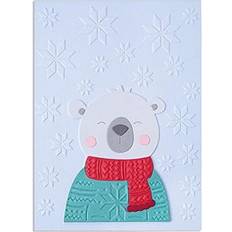 Sizzix Thinlits Die Set 4PK w/Textured Impressions Embossing Folder Cozy Bear