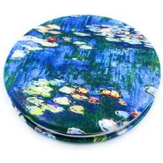 Compact Folding Pu Leather Mirror - Claude Monet
