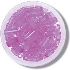 Trimits Glass Bugle Beads Fuchsia per pack