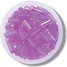 Trimits Glass Bugle Beads Pink per pack