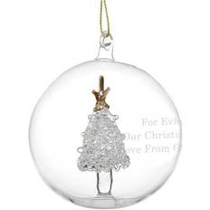 Handmade Christmas Tree Ornaments Personalised Memento Company Bauble Transparent Christmas Tree Ornament