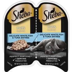 Sheba Pets Sheba SHEBA PERFECT PORTIONS Cuts Gravy Wet Cat Food Trays Peel
