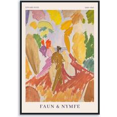 Poster Society Faun og nymfe Plakat 50x70cm