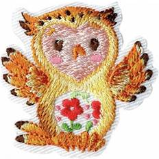 Yarn & Needlework Supplies Stephanoise Stephanoise Owl Iron On Patch Motif each