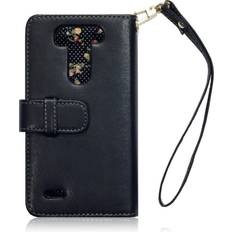 A-One Brand Interior floral Plånboksfodral till LG G3 S Svart
