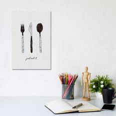 ClassicLiving Just Eat It - Canvas Graphic Framed Art