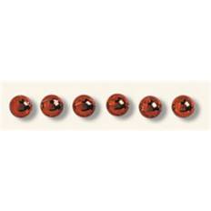 Trimits 4mm Round Plastic Bead Red per metre