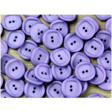 Purple Buttons Trimits Round Plastic Buttons Purple each