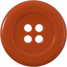 Orange Buttons Minerva Round Plastic Buttons Orange each