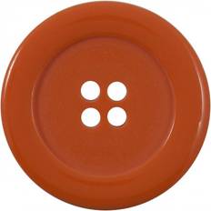 Orange Buttons Minerva Round Plastic Buttons Orange each