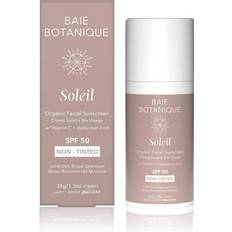 Soleil Organic Facial Sunscreen SPF 50 Free Hyaluronic Acid Vitamin C Sunscreen