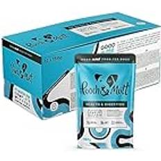 Pooch & Mutt Gesundheit Verdauung, Komplettes Hundenassfutter getreidefrei, Lachs