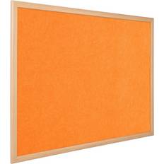 Orange Bulletin Boards Symple Stuff Mounted Bulletin Board