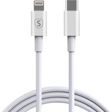 USB-C till Lightning Kabel 2.1A 0.25m