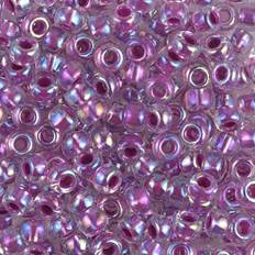 Miyuki Miyuki seed beads Raspberry Lined Crystal AB 6/0, 20 gram