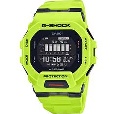 G-Shock Wrist Watches G-Shock Casio G-Shock G-Squad Move Digital Connected Lime Green Resin Fitness GBD200-9