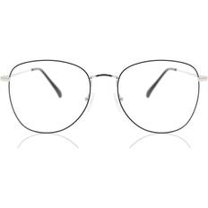 SmartBuy Collection Fyrkantig Halv Ram Metall Glasögon