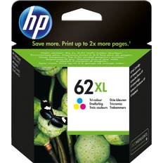 HP Blækpatron 62XL - Cyan/Magenta/Gul