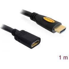 DeLock 1m HDMI HDMI-kabel Type A