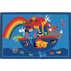 Kid's Room Carpets for KID Value Rugs Tufted Blue/Red Color