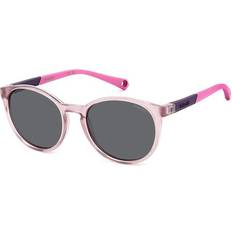 Polaroid Barn - Polariserande Solglasögon Polaroid Unisex Solglasögon - Rosa/Grå