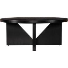 Oval Coffee Tables Uttermost Nadette Dark Espresso Coffee Table