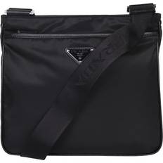 Prada Tasker Prada Uld Re-Nylon Saffiano Skuldertaske - Sort