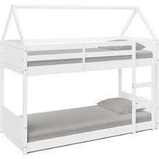 Beds & Mattresses Home Details High Sleeper Full White Bunk Bed 103.2x197.4cm