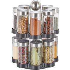 Rotating Spice Rack with 16 Jars