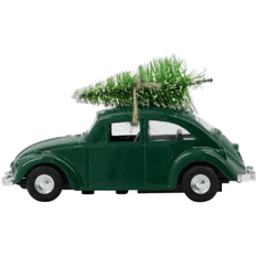 House Doctor MINI Xmas Cars Green Décoration 5cm