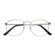 Glasses & Reading Glasses Eyebuydirect Unisex s round Silver Metal Prescription Eyebuydirect s St Michel