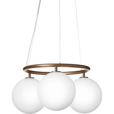Nuura Loftlamper Nuura Miira 3 Dark Bronze/Opal Pendel ∅ 54cm