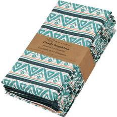 RUVANTI Napkins Set of 6 18x18 Inches Cloth Napkin Grey