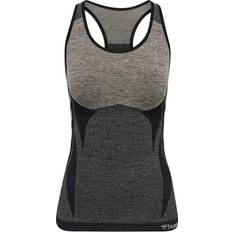 Yoga Tank Tops Hummel Clea Seamless Top - Chateau Gray