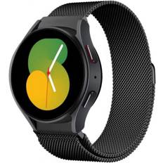 Megabilligt Galaxy Watch 4/5 Milanese Mesh Black Exhaust