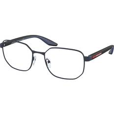 Prada Sport Herre Blå 55 MM Uld Stilfulde Briller