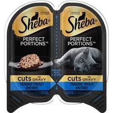 Sheba Pets Sheba Sheba Perfect Portions Cuts Gravy Tender Trout Entree 6-Pack