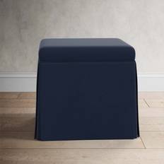 Birch Lane Bash Blue Pouffe 19"