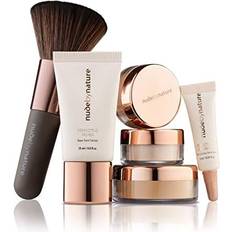 Skvalaani lahjarasiat ja setit Nude by Nature Complexion Essentials Starter Kit lahjasetti 04 Rose Beige naisille