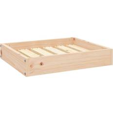 vidaXL Solid Wood Pine Dog Bed 51.5x44x9cm
