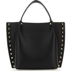 Valentino Rockstud Grainy Leather Tote