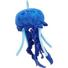100% Recycled Plush Jellyfish Blue Toy 33cm Height Stuffed Soft Cuddly Friendly animals Collection For New Born Child First kid