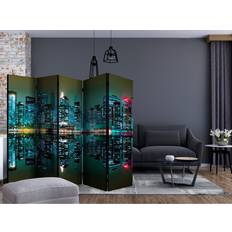 Gold Room Dividers East Urban Home Gold Reflections NYC II Room Divider