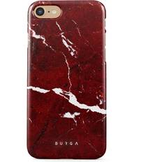 Burga Iconic Red Ruby Marble iPhone SE 2022 Case, Snap