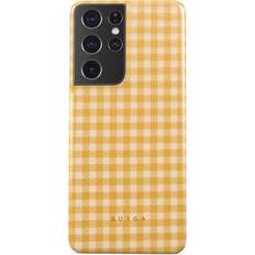Mobile Phone Accessories Burga Tuscan Sun Yellow Plaid Samsung Galaxy S21 Ultra Case, Snap
