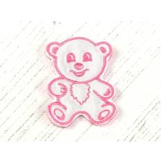 Pink DIY Minerva Teddy Patch Motif Pink each